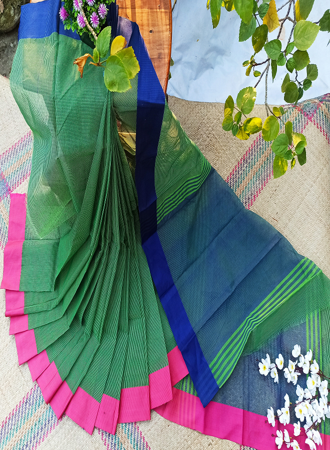 Multicolor Cotton Saree for Women