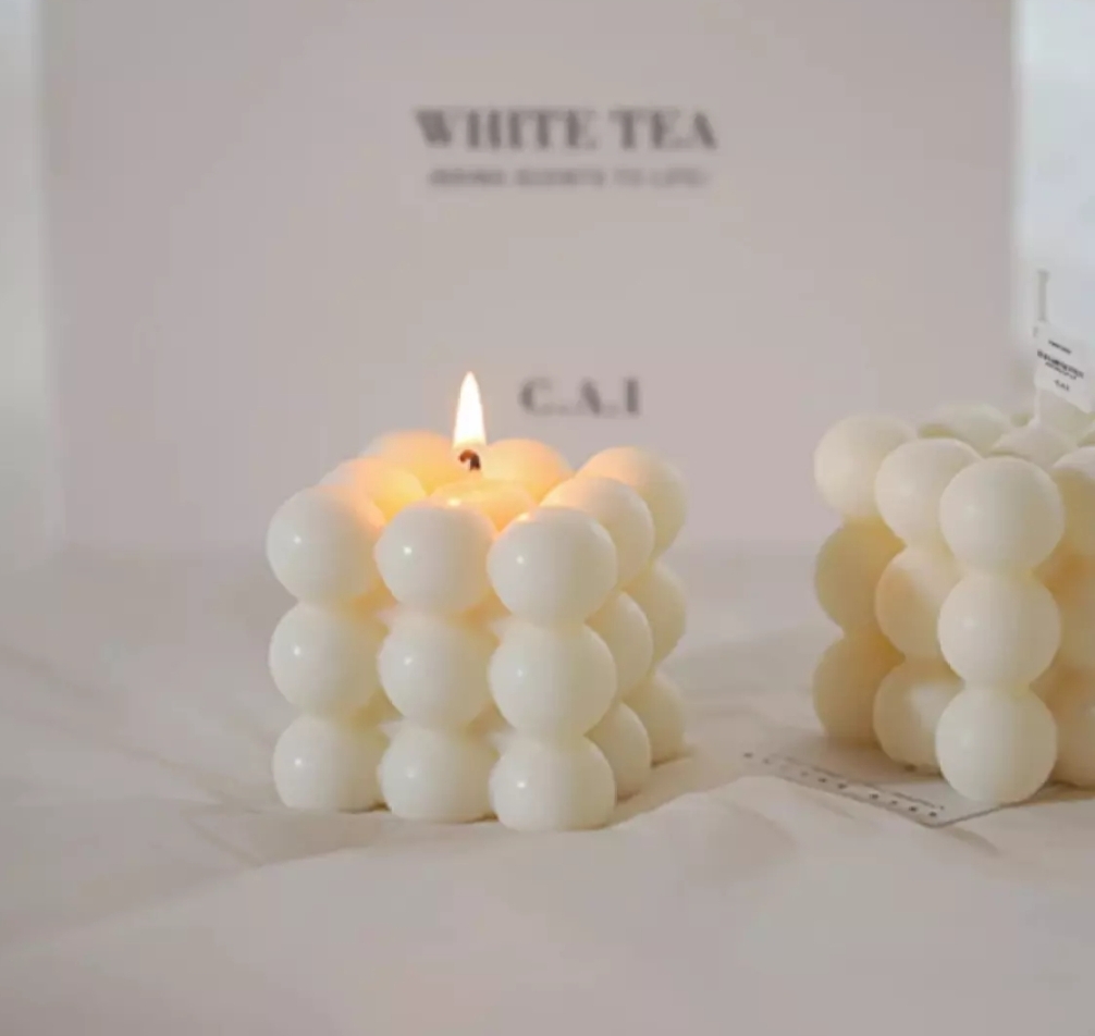 Bubble candle/Rubik's Cube Bubble Scented Candle/Bubble Flavor candle/sent candle/perfumed Candle