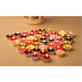 Chinese Classic Round Shape Decoration Floating Candle 10pcs