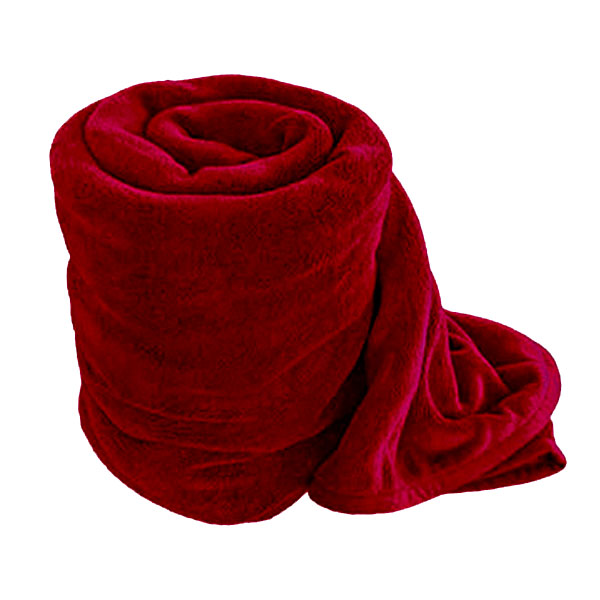 Winter Micro Fiber Bed Blanket - RED/MAROON
