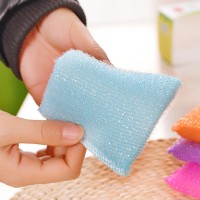 12 Pcs Kitchen Nonstick Oil Scouring Pad Oil Cleaning Washing Cloth Sponge
