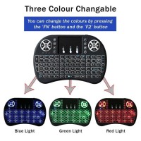Backlit Mini Keyboard With Touchpad Mouse-3 Colour Changable-Gaming Keyboard Wireless Keyboard With Mouse Wireless Mouse Keyboard Combo