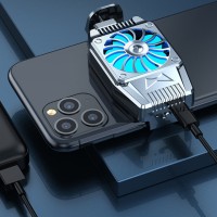 BlueWow H15 New Fashion Universal Mobile Phone Radiator Processor Adjustable Portable Charging Silent Phone Portable Light Cooling Cold Phone Cooler Phone Cooling Artifact Radiator fan cooler phone