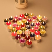 Chinese Classic Round Shape Decoration Floating Candle 10pcs