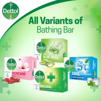 Dettol Soap Original 125gm Bathing Bar, Soap with protection from 100 illness-causing germs