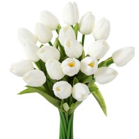 MAYTTO 10PCS ArtifiHozada 10PCS Artificial Flowers Simu-lation Tulips Plastic Flowers a bunch of Tulips Flower Potted Bonsaicial Flowers Simu-lation Tulips Plastic Flowers Plan-ts a bunch of Tulips Flower Potted Bonsai