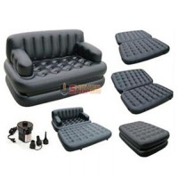 5 in 1 Air Bed Sofa Cum Bed with Pumper