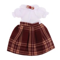 3x Dolls Clothes Mini Dress Cloth DIY for 31cm Doll Kids Toys Without Doll