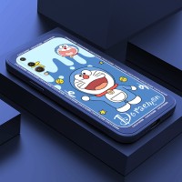 Hontinga for Huawei P20 Pro Case Cartoon Astronaut Side Design Back Cover Soft Square Edge Liquid Silicone Phone Cases