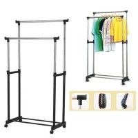2 Layer Clothing Rack