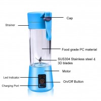 USB Rechargeable Mini Portable Smart Electric Juicer Cup