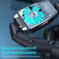BlueWow H15 New Fashion Universal Mobile Phone Radiator Processor Adjustable Portable Charging Silent Phone Portable Light Cooling Cold Phone Cooler Phone Cooling Artifact Radiator fan cooler phone