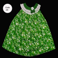 Children Kids Baby Girls Comfortable Cotton Print Frock Dress Clothes Outfits Set Summer Collection