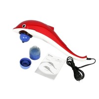 Dolphin Body Massager - Electric Dolphin Massager, Massage Hammer Vibration Infrared Stick Roller Cervical Body Relaxation