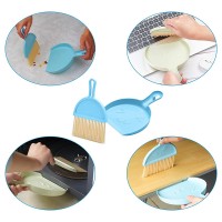 Dustpan and Brush Set, 1Pcs Mini Cleaning Dustpan and Broom Portable Sweeper with Hand Broom Brush for Computer