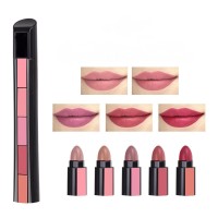 Hudamoji 5 in 1 Matte Moisturizing Portable Lipstick