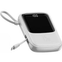 BASEUS QPOW DIGITAL DISPLAY POWER BANK 10000MAH TYPE-C/LIGHTNING
