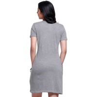 Manfare's Foil Printed Cotton Long T-Shirt For Women