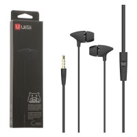 UIISII C100 In-Ear Earphone with Mic Black