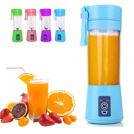 Mini USB Rechargeable Portable Electric Fruit Juicer - Blender Machine-Multicolour