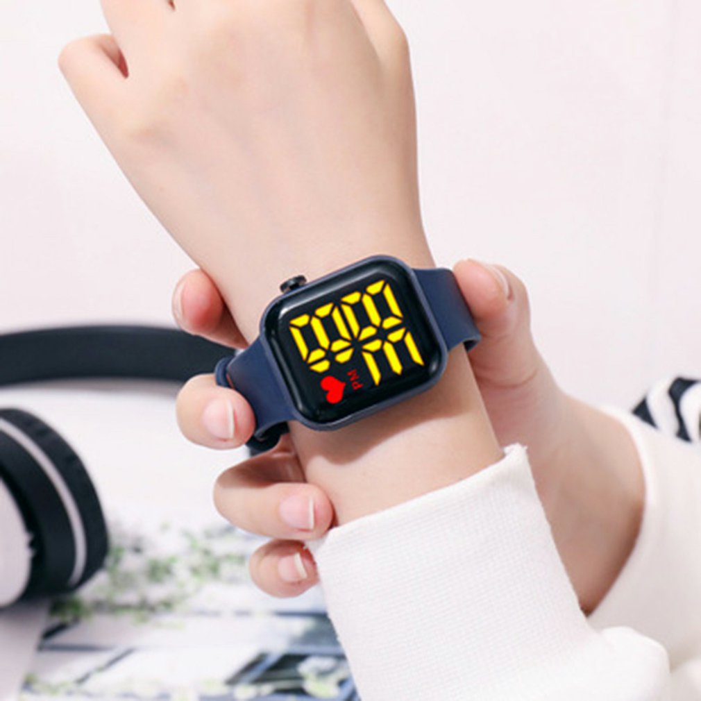 New Square LED Smart Watch Digital for Men & Women