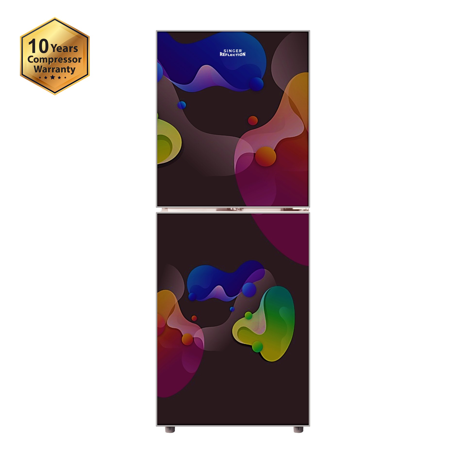 singer refrigerator-208l-black-208r-bg
