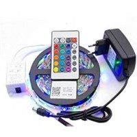 16 Color RGB 5050 LED Fiexble Strip Light With Remote Control