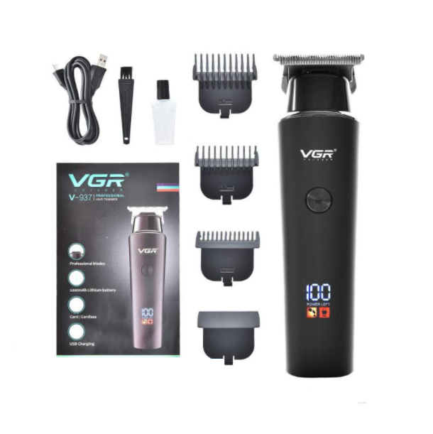 VGR V-937 Professional Rechargeable Electric Hair Trimmer With Metal Blade